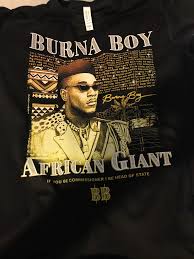 100% authentic merchandise & vinyl. Burna Boy T Shirt
