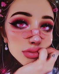 Olivia Derivas Taozipie Kai Fine Art Digital Art Girl Digital Portrait Art Anime Makeup Kawaii