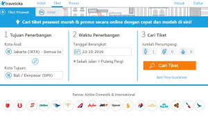 Anda tinggal masuk ke halaman pemesanan tiket pesawat, kemudian masukkan pilihan. Traveloka Tiket Pesawat Bali Ke Jakarta