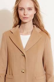 Totally free shipping and returns. Lauren By Ralph Lauren Wool Blend Reefer Coat Regular Petite In Camel Natural Lyst