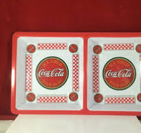 Coca Cola divided tray for relish nuts candy 12" x 6.5''