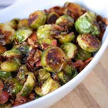 Perfectly Roasted Brussels Sprouts With Bacon Recipe Recipes Vegetable Recipes Side Dish Recipes