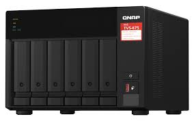 TVS-675 | Cost-efficient 8-core 2.5GbE NAS, supporting M.2 SATA/NVMe SSD  caching, PCIe expansion, and 4K HDMI™ display<br>(Supports QTS or QuTS hero  operating system) | QNAP