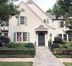 The shutter color is from sherwin williams keystone gray sw 7504. Traditional 2 Story White Green Shutters French Provincial House