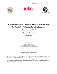 • triple p online in practice. Evaluating Outcomes For At Risk Families Participating In The Family Tree S Positive Parenting Program A Retrospective Study Interim Report