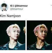 Whitewashed Vs Normal Bts Memes Kim Namjoon Rap Monster