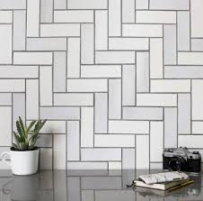 The classic herringbone pattern just tilted 90 degrees. Why People Are Falling In Love With Herringbone Tile Mercury Mosaics