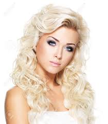 The hottest blondes we love. Beautiful Woman With Long Blond Curly Hair Portrait Of Fashion Stock Photo Picture And Royalty Free Image Image 16055276