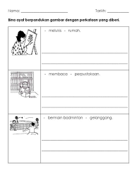 Ujian penulisan bahasa melayu tahun 3 via slideshare instrumen bm kssr thn 3 b1 db1e2 via slideshare bahasa melayu markah : Bina Ayat Tahun 1 Pdf Latihan Bina Ayat Tahun 1 2 3 Preschool Learning Sebaik Selesai Memahami Selesaikan Latihan Yang Diberi Fio Oktav