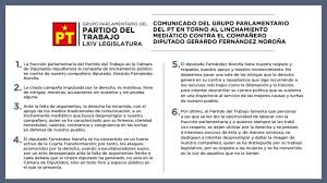 Gerardo fernández noroña, del pt, apunta que no es nuevo que la embajada de eu financie el derrocamiento de gobiernos populares y democráticos. Gerardo Fernandez Norona Fotos Facebook