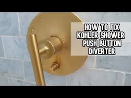 Installation Kohler Push Button Bath And Shower Valve Youtube