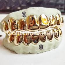 Available in 10k, 18k, and 14k gold. Permanent Cut 8 Top And Or 8 Bottom Perm Look Set Solid 8k Etsy