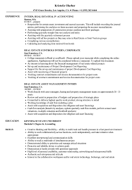 Public relations intern job description. Estate Intern Resume Samples Velvet Jobs