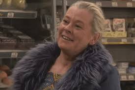 Bernie Smiling And Swaying Coronation Street GIF