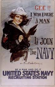 Google Image Result For Http Bluejacket Com Usn Posters Post Navy Ww1 Gee I Wish 3 Christy Jpg Wwii Posters Joining The Navy Recruitment Poster
