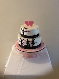 Check out our two tier cake selection for the very best in unique or custom, handmade pieces from our home & living shops. 2 Tier Engagement Cake Fondant Hearts And Proposal Couple Chocolate Mud Infused With Baileys Irish Cream Engagement Cakes Cake Cake Designs