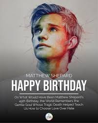 It's important to remember Matthew Shepard