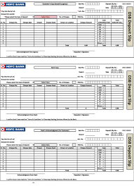Also get hdfc bank neft form, hdfc bank kyc form etc now and have a good day. 37 Bank Deposit Slip Templates Examples á… Templatelab