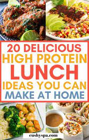 20 High Protein Lunch Ideas To Keep You Full High Protein Lunch Ideas Protein Lunch Healthy High Protein Meals