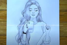 To make things easier this tutorial breaks up the drawing into 12 stages. Easy Girl Drawing With Pencil Step By Step