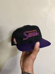 Browse all of our phoenix suns hats and caps with many hatland exclusive hats to wear proudly on their nba basketball journey from the draft to the nba finals. Phoenix Suns Dline Vintage Cap Men S Fashion Watches Accessories Caps Hats On Carousell
