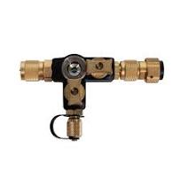 Fieldpiece VC2G 1/4" Valve Core Removal Tool with Comfort Cap, Sight Glass,  and Dual Ball Valves