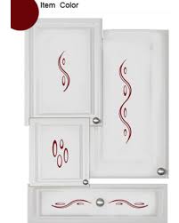 Lily ann cabinets manufactures ready to assemble rta kitchen cabinets. Great Prices For Kitchen Cabinet Decals Waves Theme Burgandy
