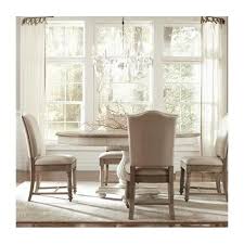 Now enjoy the perfect dining nook. 32551 Riverside Furniture Coventry Two Tone Round Dining Table