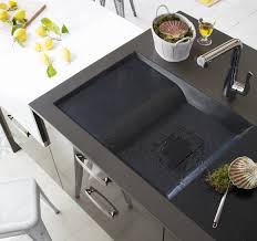 Plan De Travail Avec Double Evier Perene Cuisine Sur Mesure Cuisine Plan De Travail