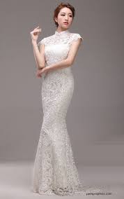 Chinese Wedding White Gown Mandarin Collar Bridal Cheongsam Wedding Gown Veils Chinese Wedding Dress Wedding Dress Inspiration