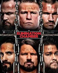 You can follow me on twitter @thehootspodcast. Custom Wwe Elimination Chamber 2020 Poster Feat Lesnar Black Orton Rollins Styles And Owens Squaredcircle