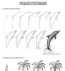 Teken Dier En Boom Tekenen Eenvoudige Tekeningen Dieren Tekenen