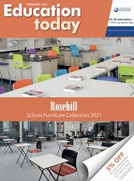 Coole bekleidung vom trendigen modelabel. Rosehill S Front Cover On Education Today Magazine Rosehill Furnishings Ltd