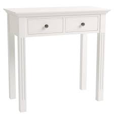 High quality and brand new perfect for any bedrooms made of mdf panel and wood leg, sturdy and durable 3 drawers provided for storing. Sarzay Wooden Dressing Table White Or Grey Barker Stonehouse