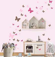 Buy from the wide range of abstract, floral, botanical, religious, birds, cartoons and more types of wall declas & sticker wall stickers price starts from inr 299 Butterfly Wall Decals For Girls Hot Pink Pink Brown Vinyl Wall Decor Stickers Wall Vinyl Decor Wall Decor Stickers Girls Wall Stickers