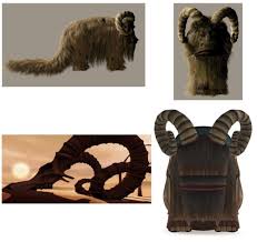 From Concept To Screen Banthas Starwars Com Concept Lion Sculpture Art