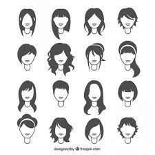 Download Free Woman Hairstyles Svg Dxf Eps Png Free Svg Cut Files Best Design