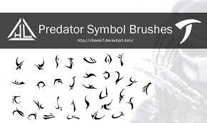 Brushes Predator Symbol Brushes By Cfowler7 On Deviantart Predator Alien Vs Predator Predator Alien
