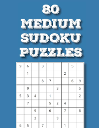 Hard and medium level sudoku often require . 80 Medium Sudoku Puzzles 80 Medium Level Sudoku Puzzles Book With Answer Keys In The Back Gift For Home Office Or Work Publishing Thrice 9781070415499 Amazon Com Books