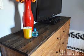 From diy farmhouse tables to farmhouse benches, there are plenty of diy ideas for every part of your home including the bedroom, living room, dining room, bathroom and much more! Diy Rustic Wood Top Dresser Ikea Hack Diy Huntress