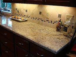 Here are the three most common backsplash options, all of which can be seen in. Backsplash With New Venetian Gold New Venetian Gold Granite Countertops W 6x6 Tile Gold Granite Countertops Venetian Gold Granite New Venetian Gold Granite
