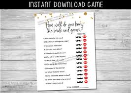 · what college did they go to? Bridal Shower Game Printable How Well Do You Know The Bride And Groom Game Couples Shower Game Couples Quiz Bride Or Groom Game By Pretty Printables Ink Catch My Party