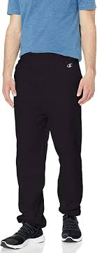 Tapered leg with ribbed ankle cuff. Champion Men S Cotton Max Fleece Sweatpant At Amazon Men S Clothing Store