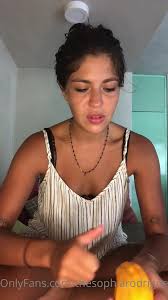 Thesophiarodriguez story time w sophia favorite fruit most definitely  mango delici onlyfans porn video xxx