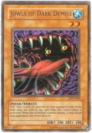 You cannot special summon during the turn you activate this card. Game Card Jowls Of Dark Demise Yu Gi Oh Pharaonic Guardian Unlimited Pgd Col Ygo Pgd 009