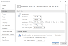 How to add and change a second time zone in outlook? How To Change Working Days And Time In The Outlook Calendar Microsoft Outlook 365