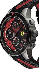 Thinking of buying a ferrari watch in 2018? Scuderia Ferrari Watch Men S Chronograph Black Red Race Day 0830084 44mm For Sale Online Ebay
