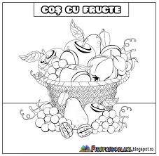 Cos Cu Fructe De Tamna Imagini De Colorat Fise De Lucru Gradinita Family Crafts Preschool Family Crafts Preschool Crafts