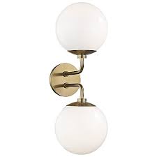 Mitzi Hudson Valley Lighting Stella Double Wall Sconce Ylighting Com