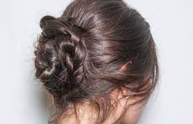 Braids & beads updo with my expert 24 rastafri kanekalon hair. How To Make A Braided Bun Easy Braided Hairstyle In Less Than 60 Seconds